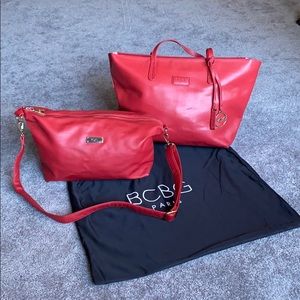 BCBG PARIS Purse. Red.